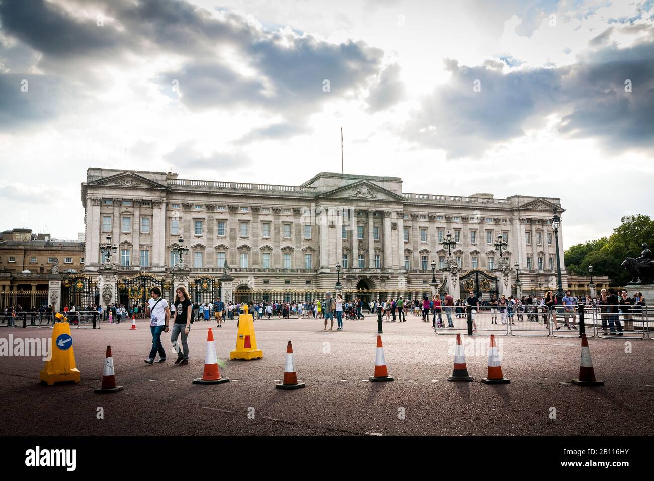 Buckingham Palace, City of Westminster, London, Großbritannien Stock Photo