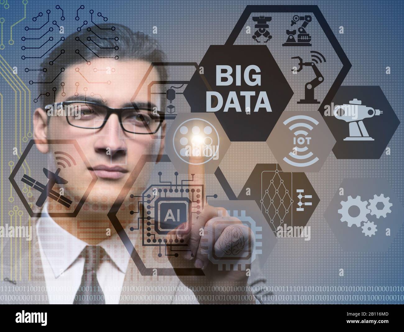 The big data computing concept of modern it technology Stock Photo - Alamy
