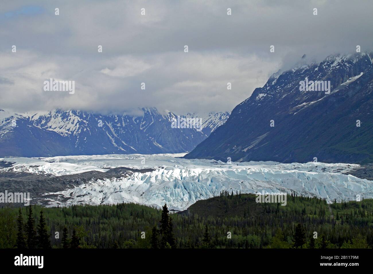 Matanuska Glacier, Alaska, USA, Alaska Stock Photo