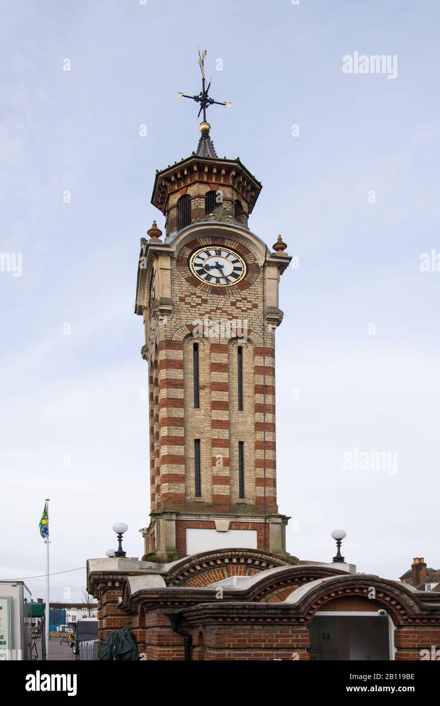 the clock tower in epsom surrey Stock Photo Alamy