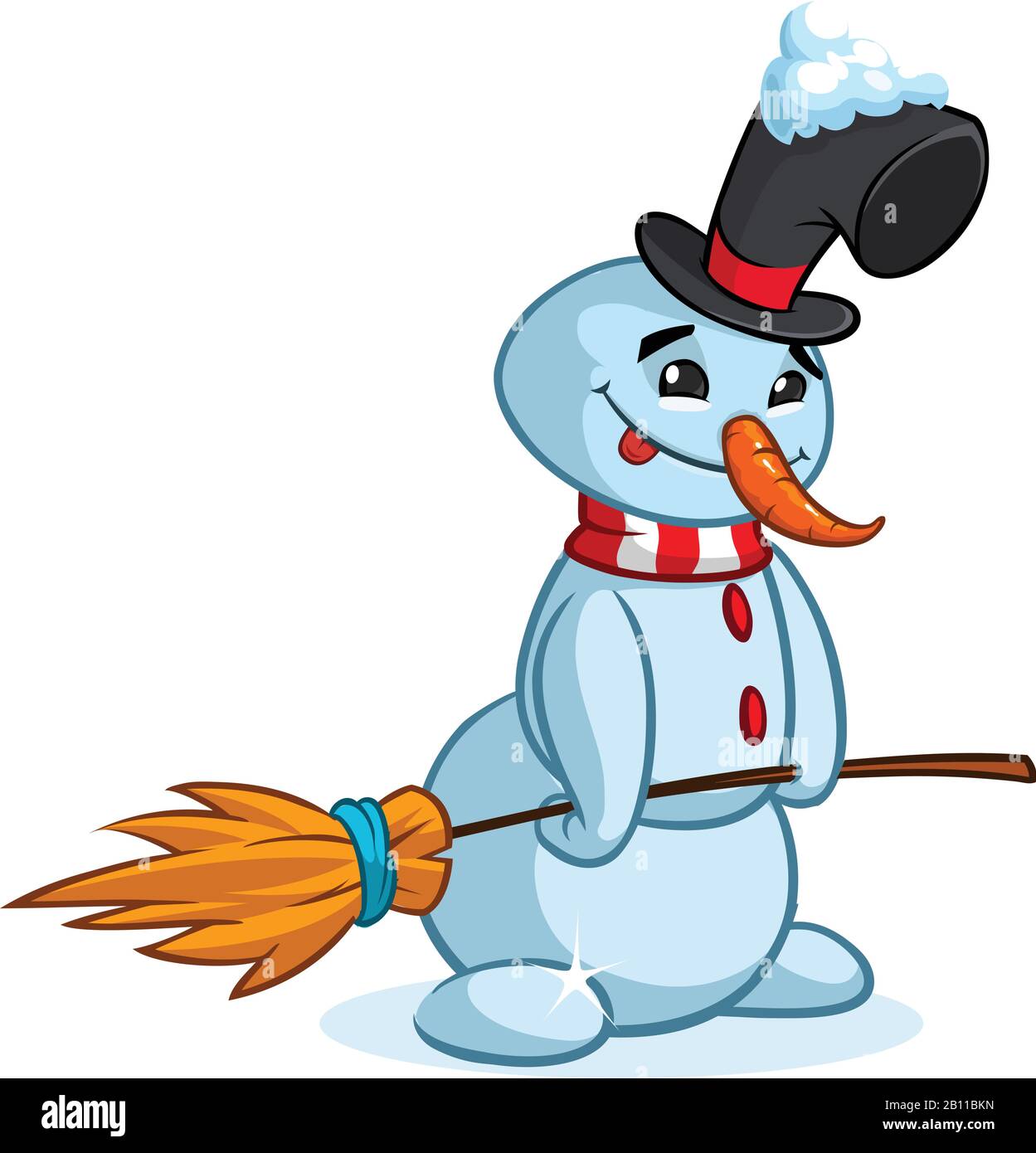 Funny cartoon snowman. Christmas illustration Stock Vector Image & Art - Alamy Funny cartoon snowman. Christmas illustration Stock Vector Image & Art - Alamy