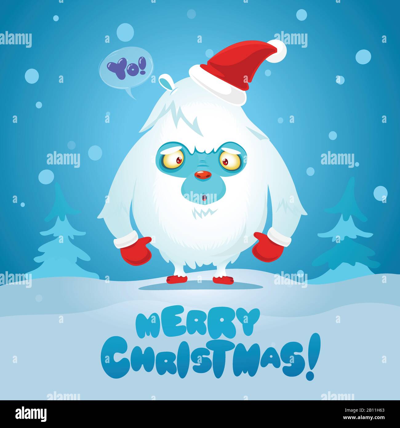 https://c8.alamy.com/comp/2B11H63/cute-christmas-monster-yeti-bigfoot-vector-holiday-cartoon-mascot-isolated-on-white-background-merry-christmas-happy-new-year-congratulation-decor-2B11H63.jpg