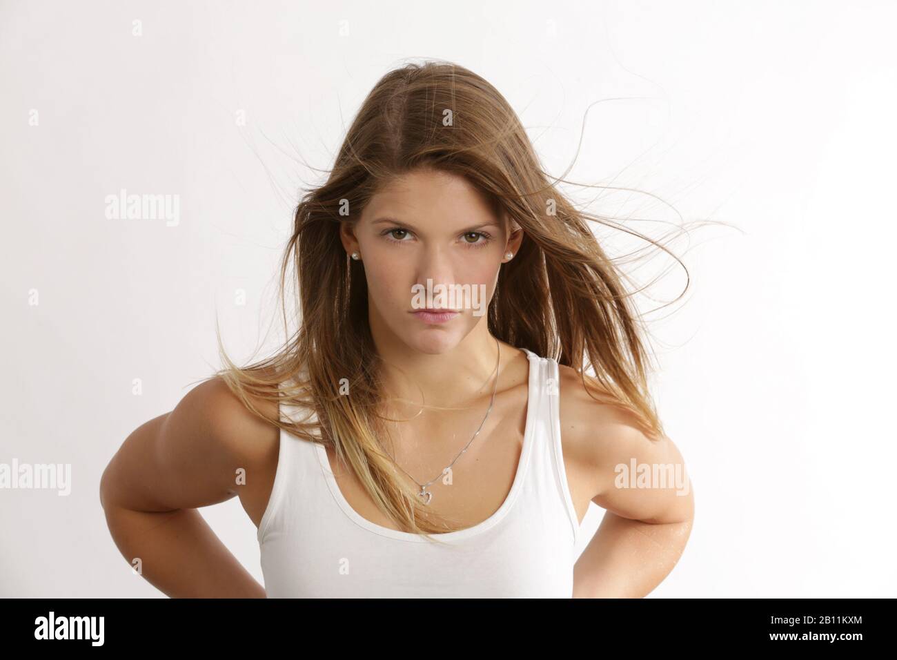 Portrait young angry woman hi-res stock photography and images - Alamy