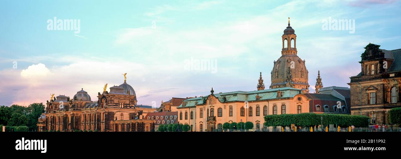 View of the skyline of Dresden, Saxony, Germany Stock Photo