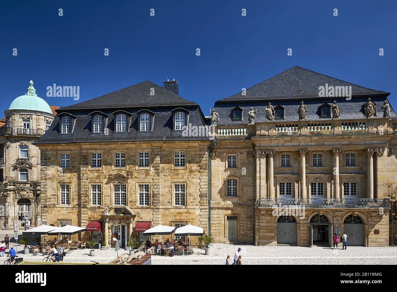 Margravial Opera House in Bayreuth, Upper Franconia, Bavaria, Germany Stock Photo