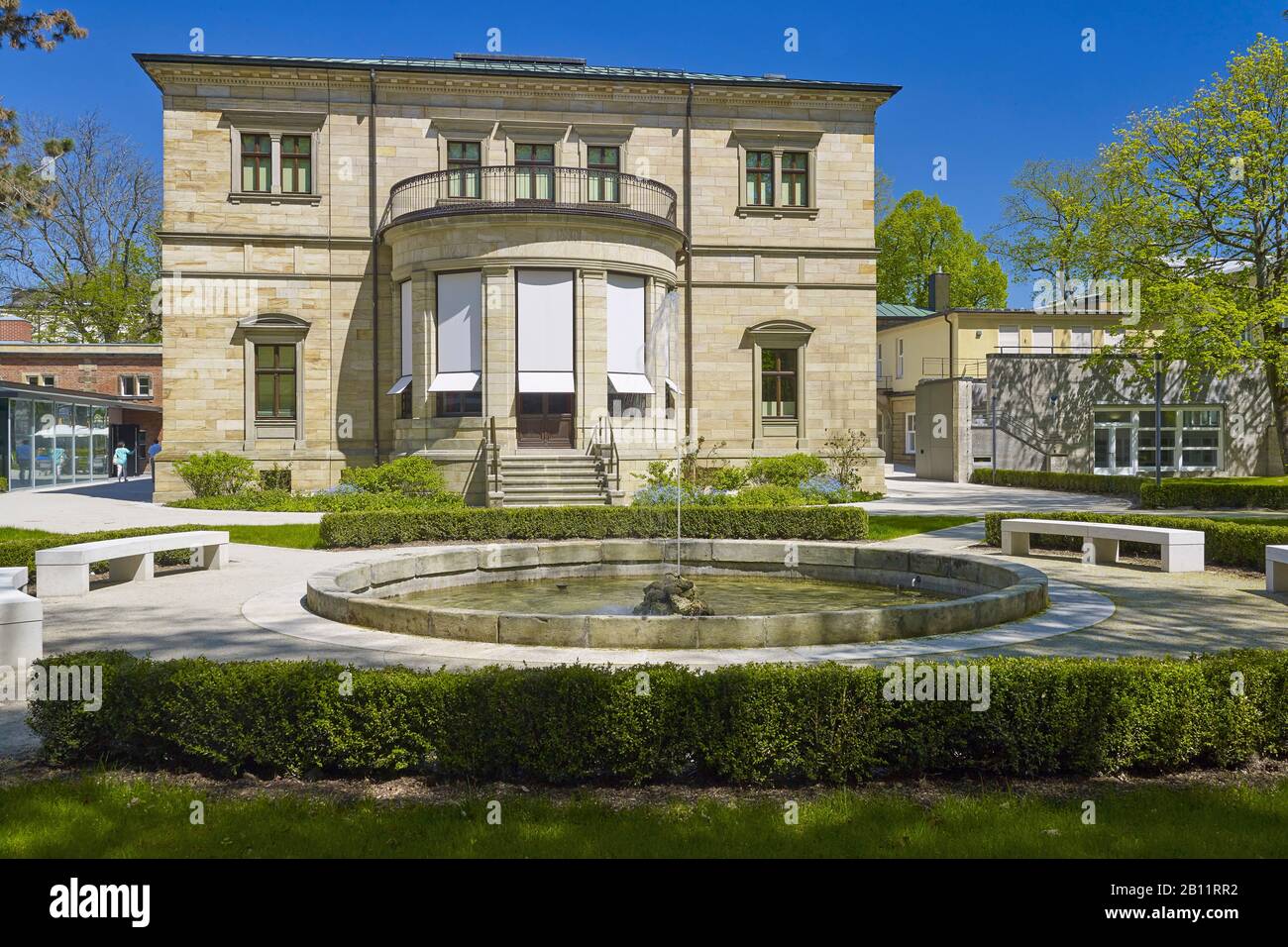 Villa Wahnfried, Richard Wagner's residence in Bayreuth, Upper Franconia, Bavaria, Germany Stock Photo