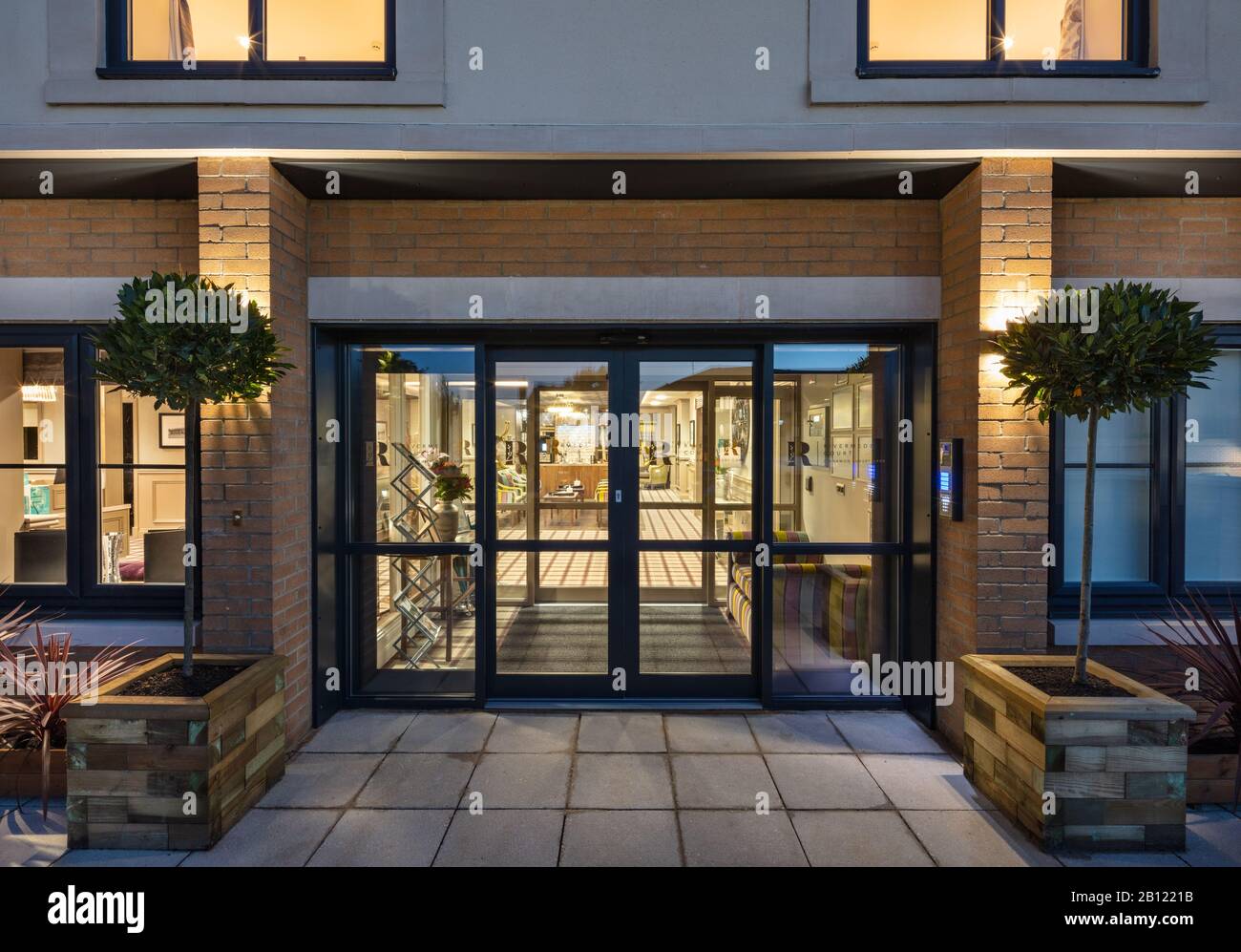 Rivermede Court Care Home in Egham, Surrey. Stock Photo