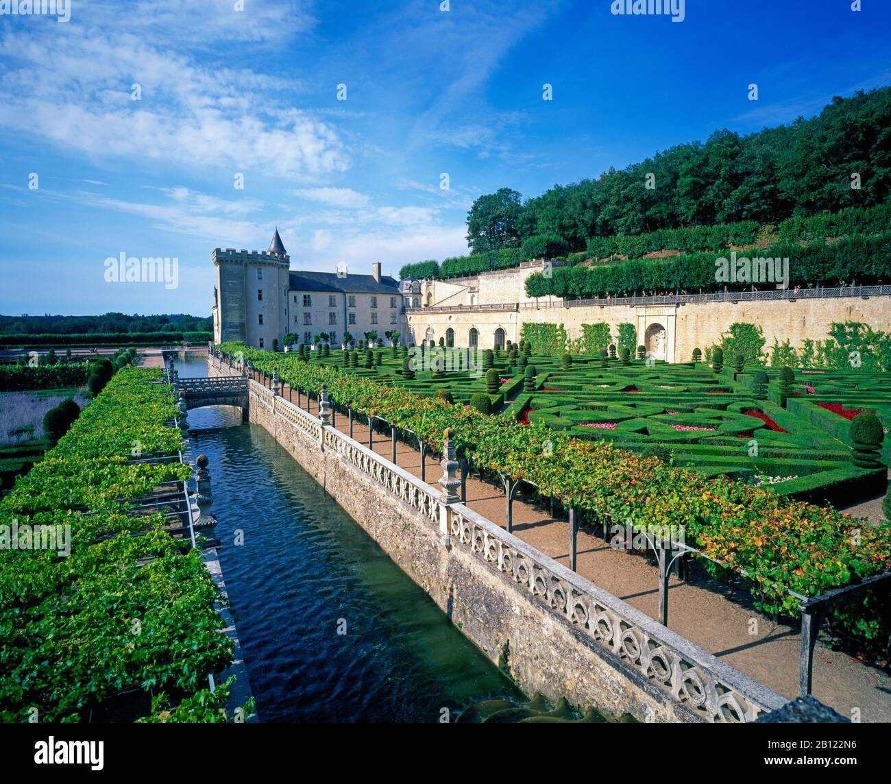 Chateau de Villandry, Villandry, France Stock Photo