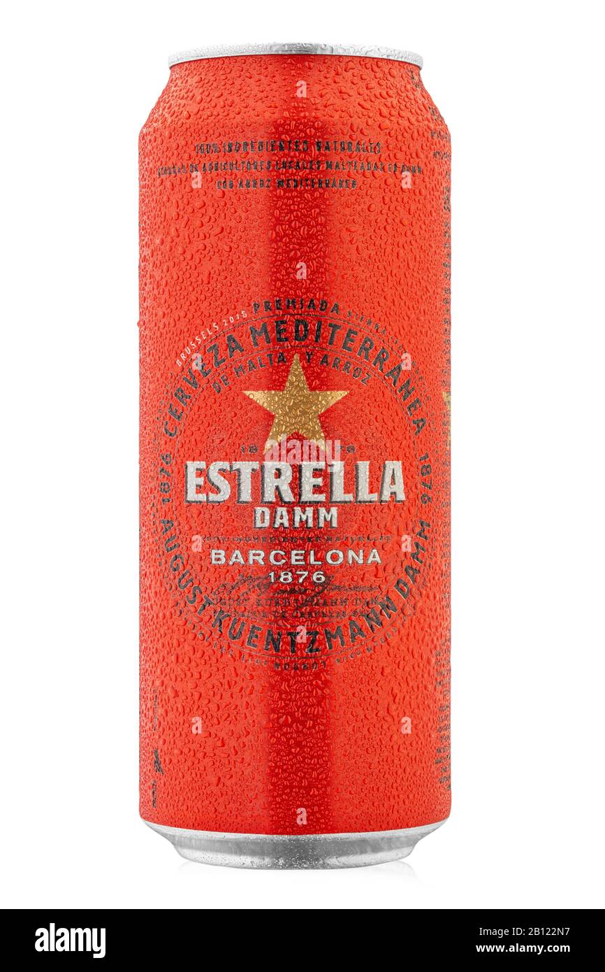 Estrella damm beer Cut Out Stock Images & Pictures - Alamy
