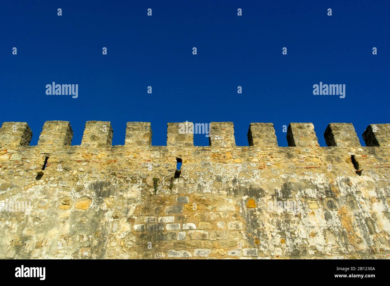 Saint George Castle, Lisbon, Portugal Stock Photo