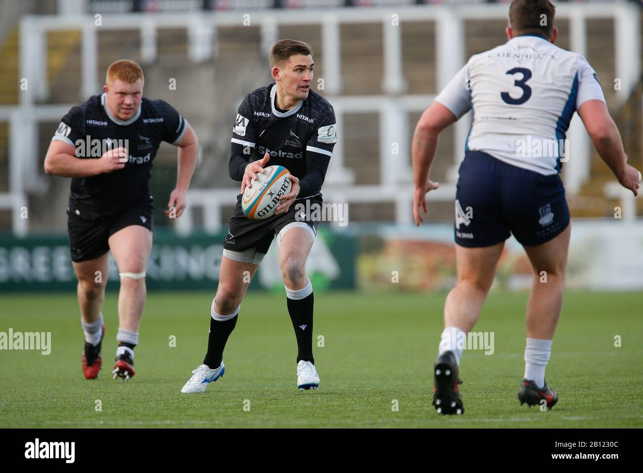 Newcastle, UK. 22nd Feb, 2020. Toby Flood of Newcastle Falcons in action during the Greene King IPA Championship match between Newcastle Falcons and London Scottish at Kingston Park, Newcastle on Saturday 22nd February 2020. (Credit: Chris Lishman | MI News) Credit: MI News & Sport /Alamy Live News Stock Photo