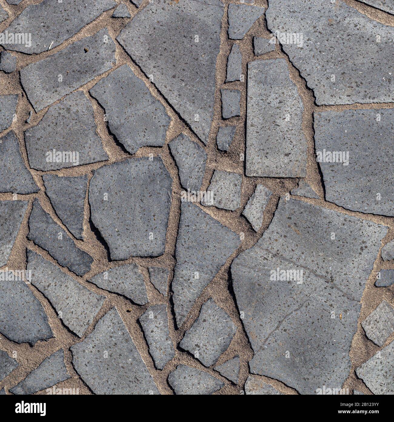 Vulcanic Stone wall, useful for background. Stock Photo