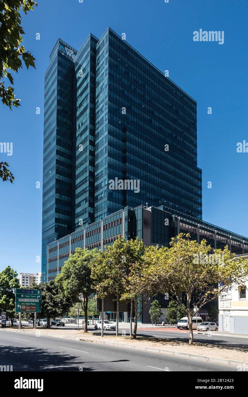 Modern architecture, highrise building, bank building, downtown, Cape