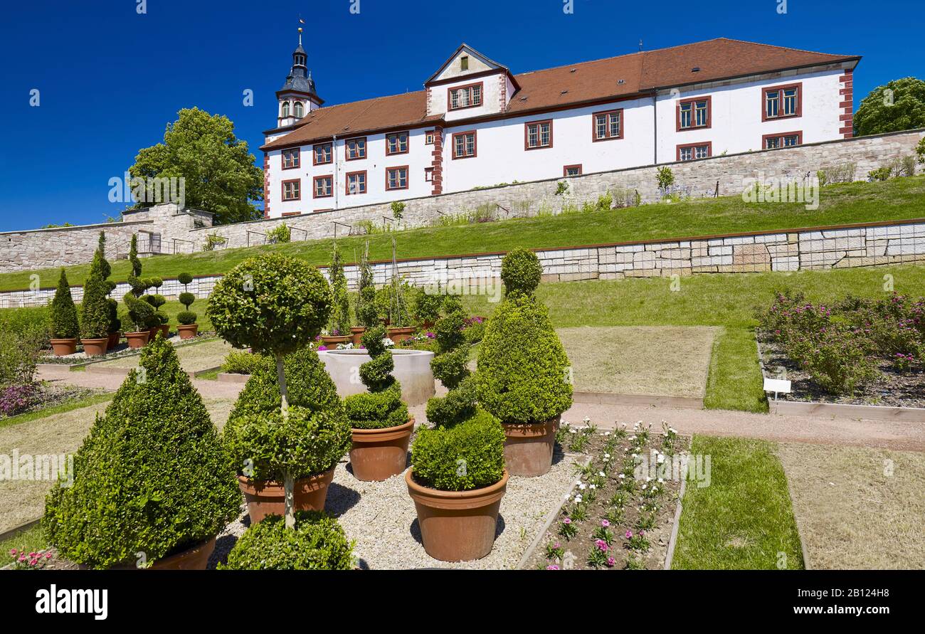 Wilhelmsburg Castle in Schmalkalden, Thuringia, Germany Stock Photo