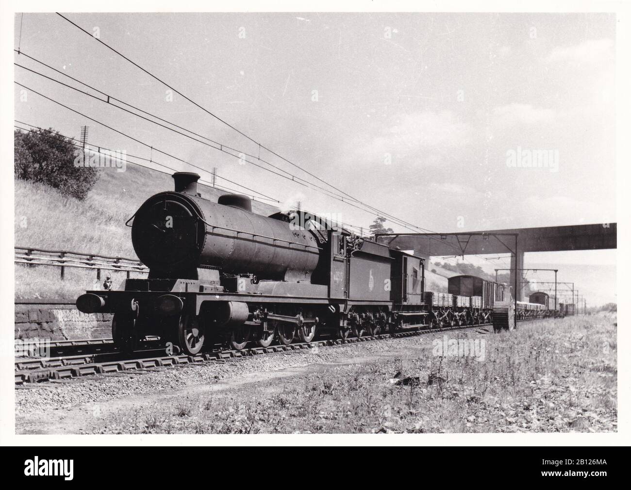 Vintage black and white photo of steam locomotive train - E.R. Class 04 ...