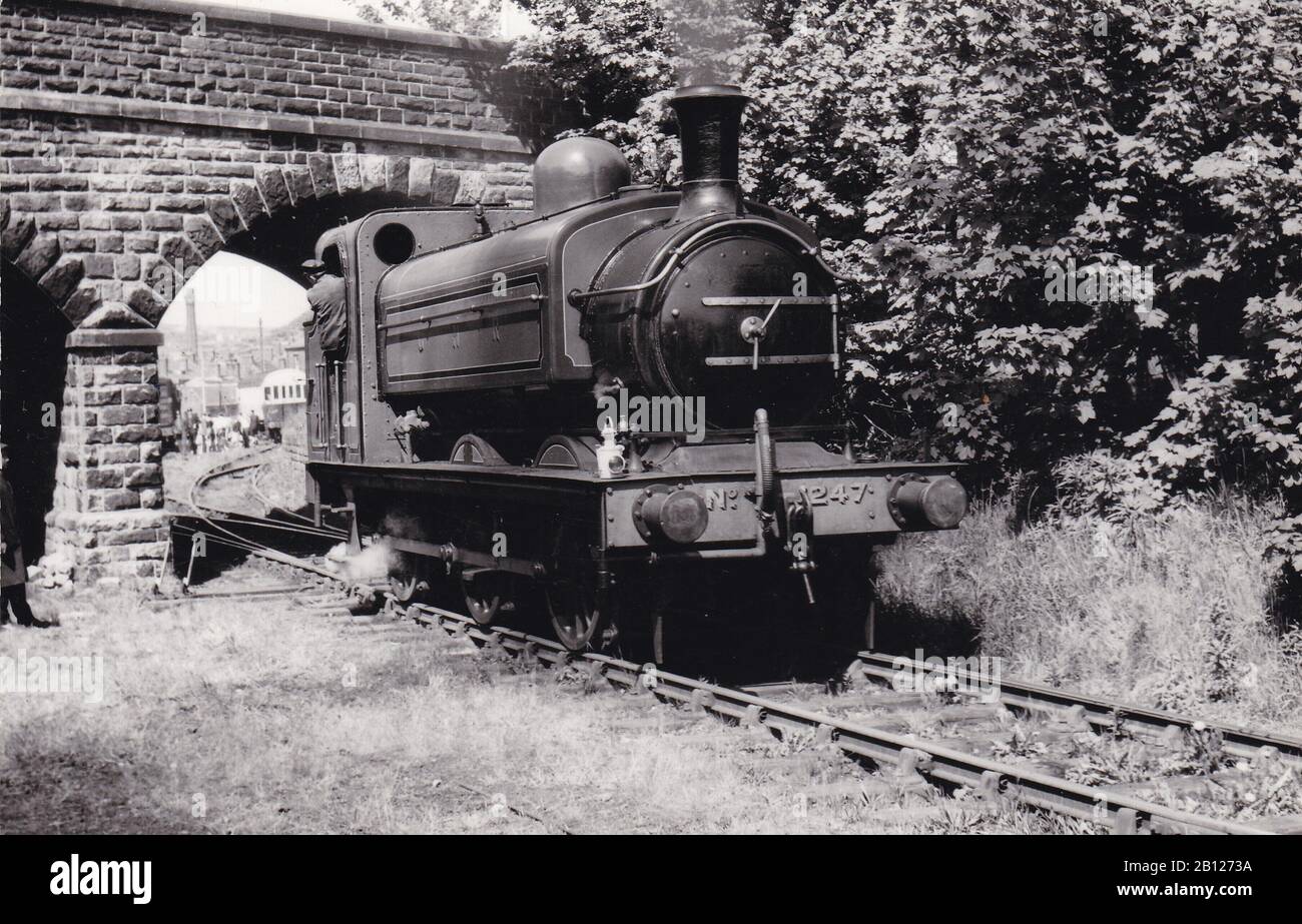 Steam locomotive at Blackhall Colliery 1966 Railway Photo 