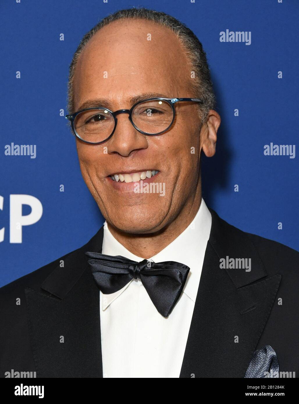 Hollywood, California, USA. 21st Feb 2020. Lester Holt. 51st NAACP