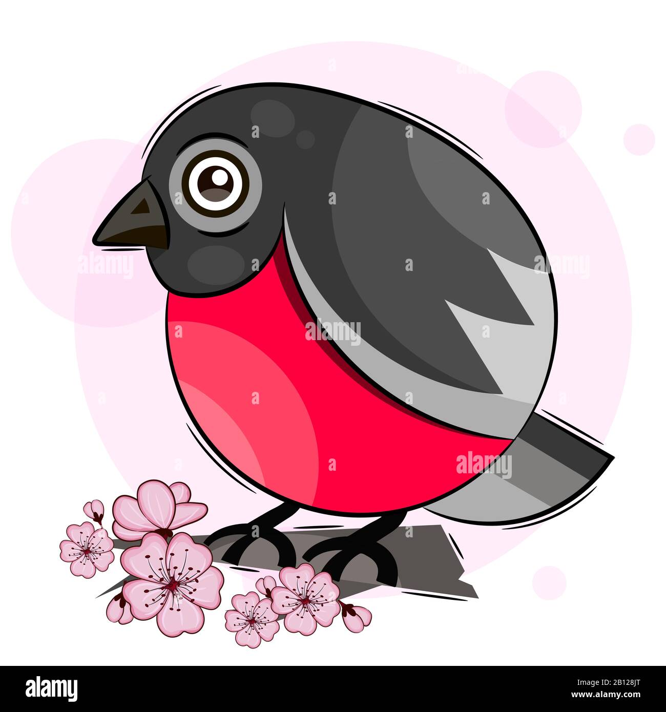 Bird Ringing Drawing Singing Bird Drawing With Colour