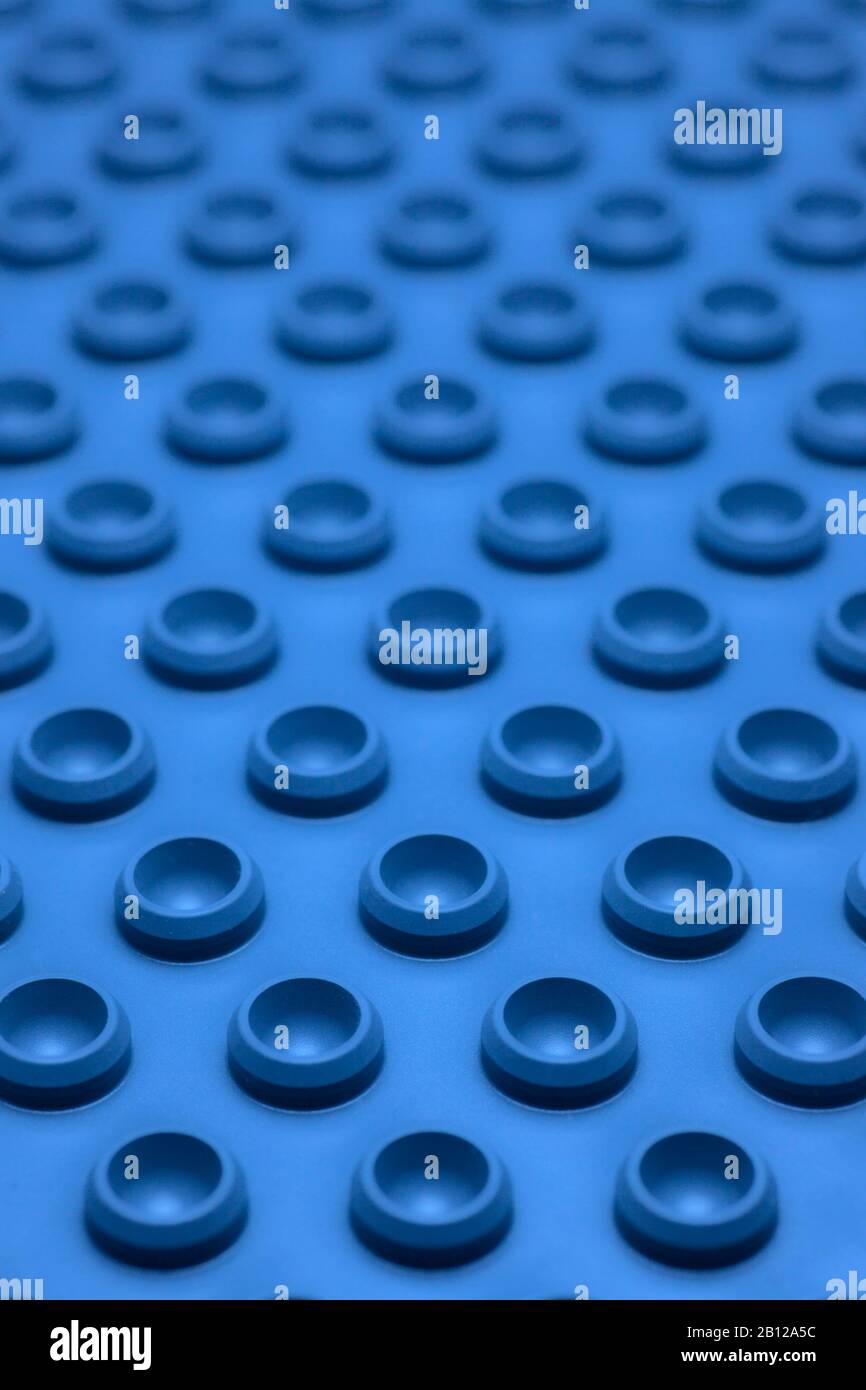 Close-up of blue monochrome technical background Stock Photo