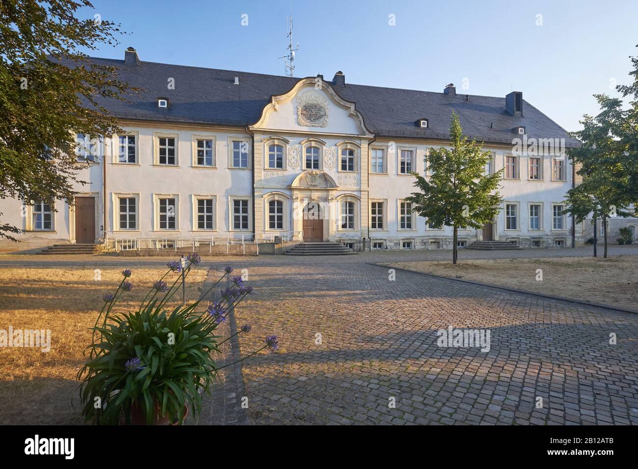 Ekkehard House from the Benedictine monastery Huysburg, at Halberstadt, Saxony-Anhalt, Germany Stock Photo