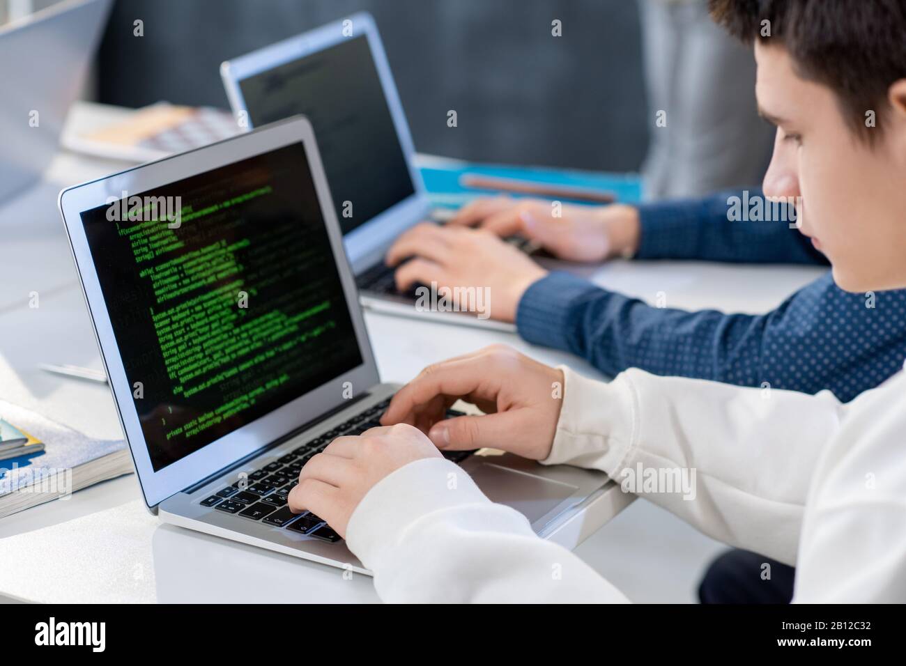 Entering data into computer hi-res stock photography and images - Alamy