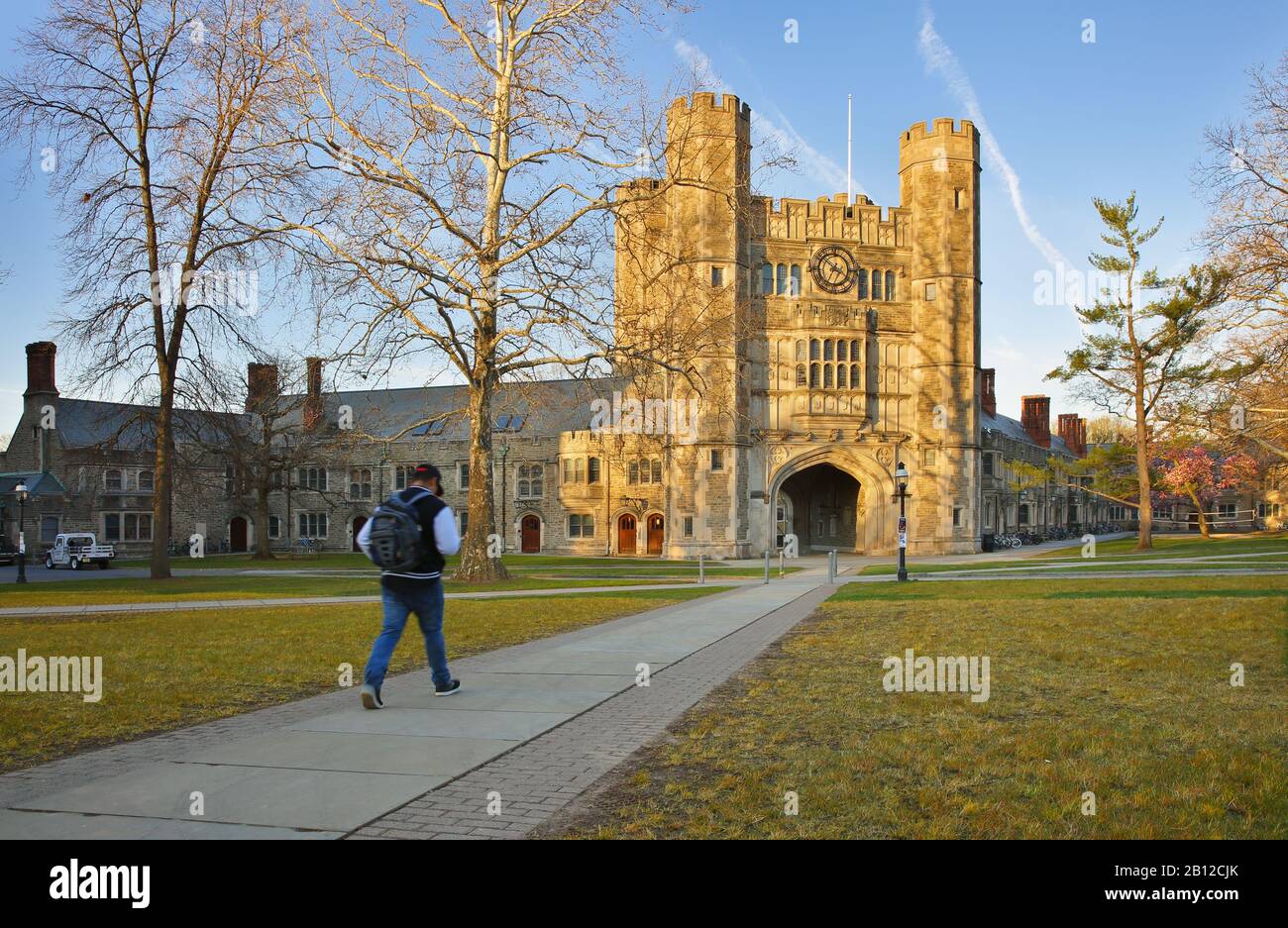 Princeton University on a sunny afternoon. Princeton University is a  Private Ivy League University in New Jersey, USA and ranked as best  university i Stock Photo - Alamy