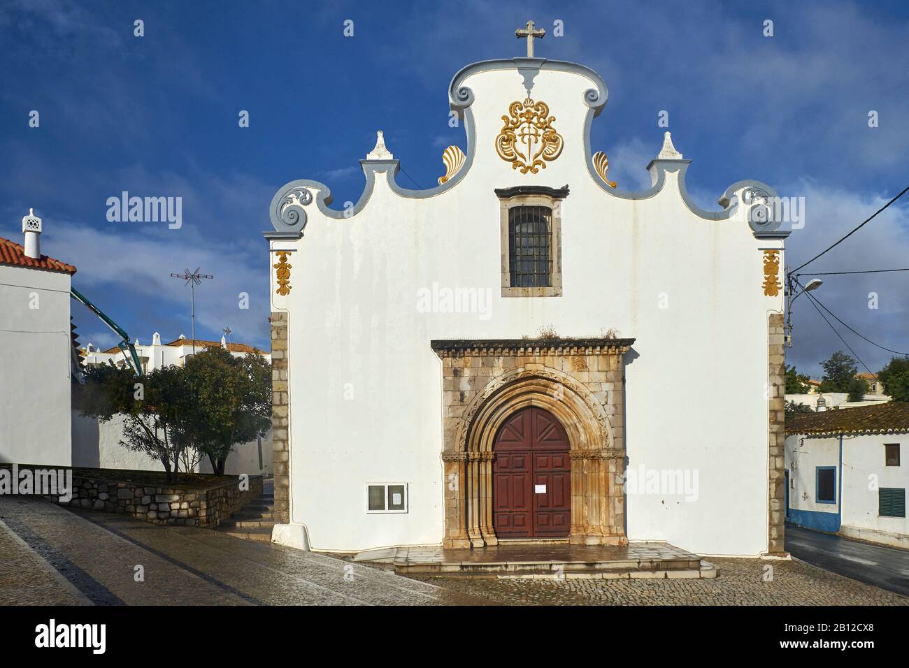 Igreja de Nossa Church Senhora da Conceição, Faro, Algarve, Portugal Stock Photo