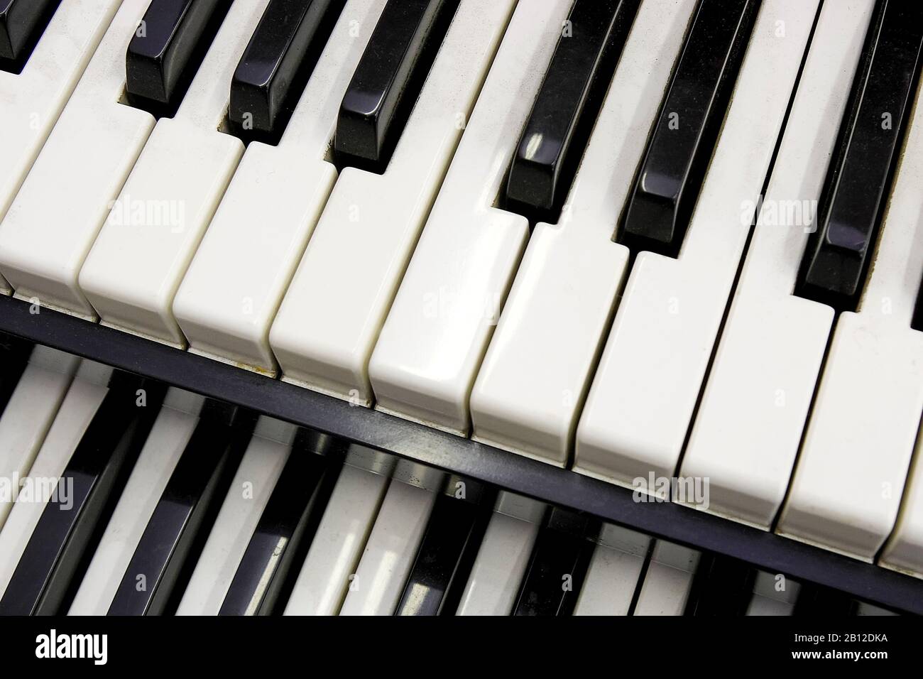 Piano keys-close-up Stock Photo