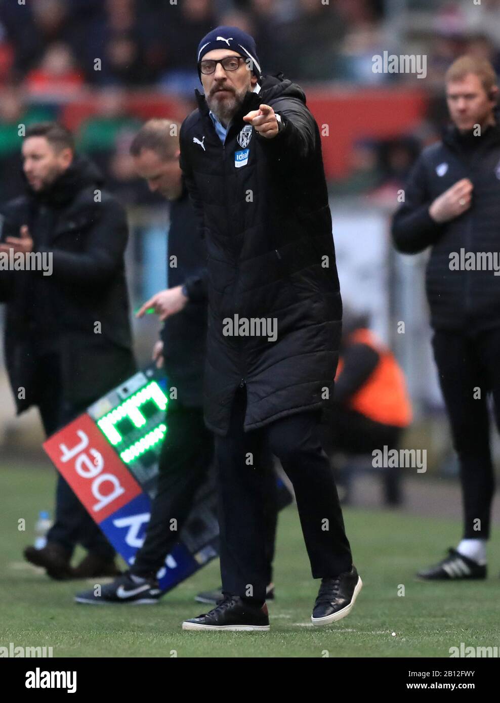 West Bromwich Albion manager Slaven Bilic during the Sky Bet Championship match at Ashton Gate, Bristol. Stock Photo