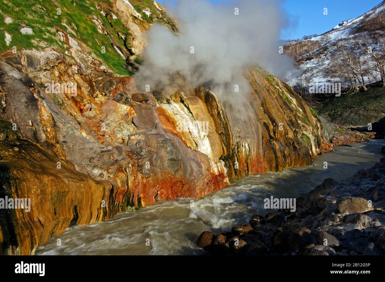 fascinating nature of Kamchatka Stock Photo