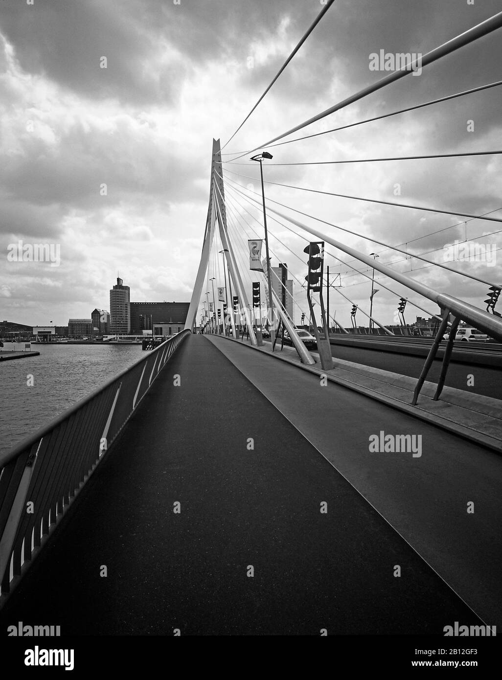 Erasmus Bridge,Rotterdam,Holland Stock Photo