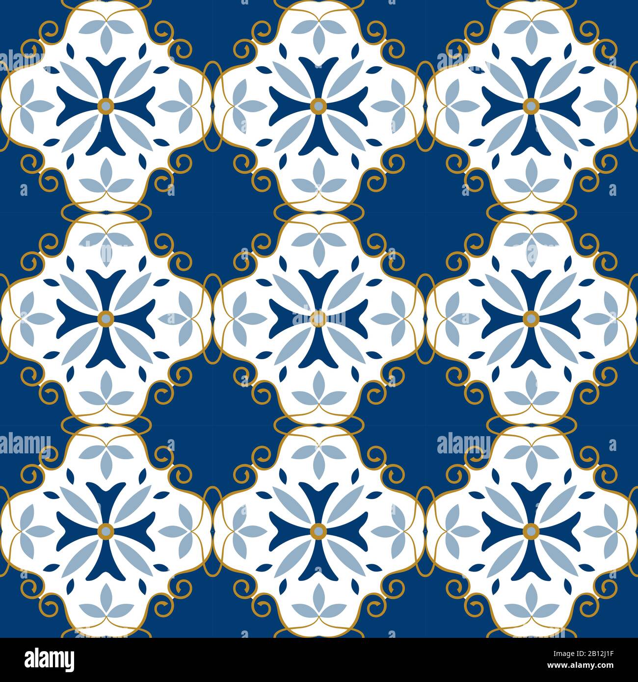 Moroccan pattern. Decor tile texture tiling seamless pattern Stock Vector