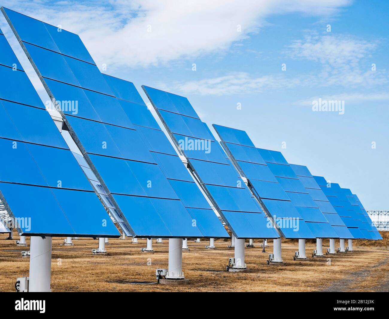 Solar field,Andalusia,Spain,Europe Stock Photo