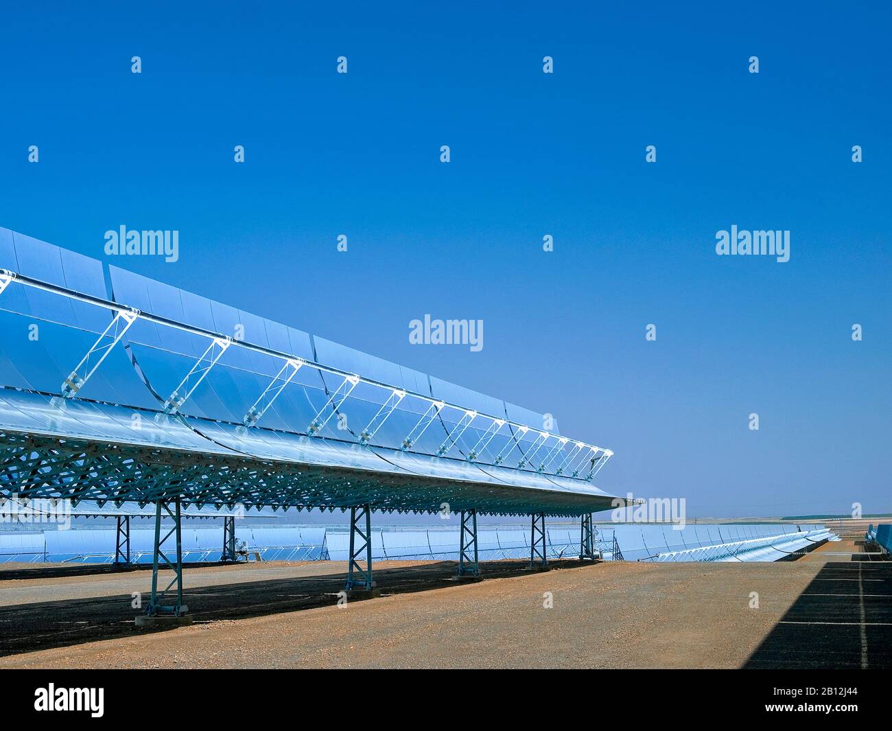 Solar thermal power plant Andasol 1,Guadix,Spain,Europe Stock Photo