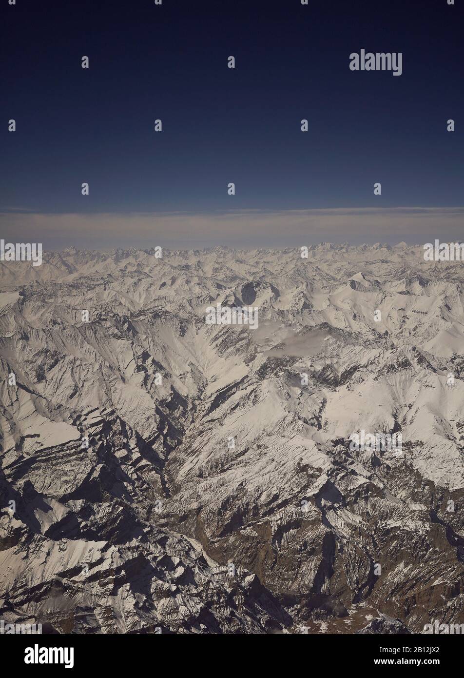 Himalayas aerial hi-res stock photography and images - Alamy