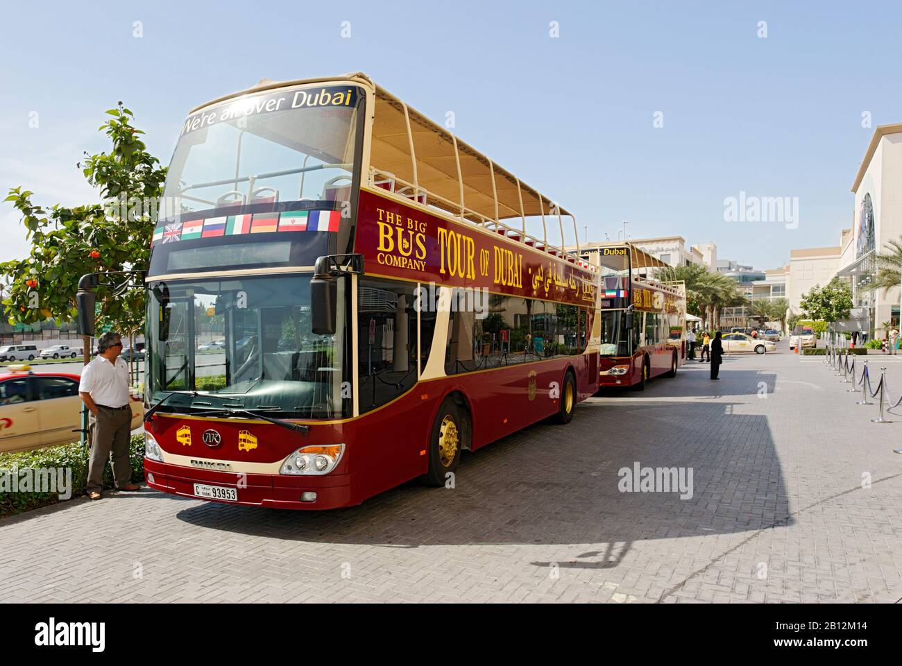 City tour bus,THE BIG BUS,center of Deira,Dubai,United Arab Emirates