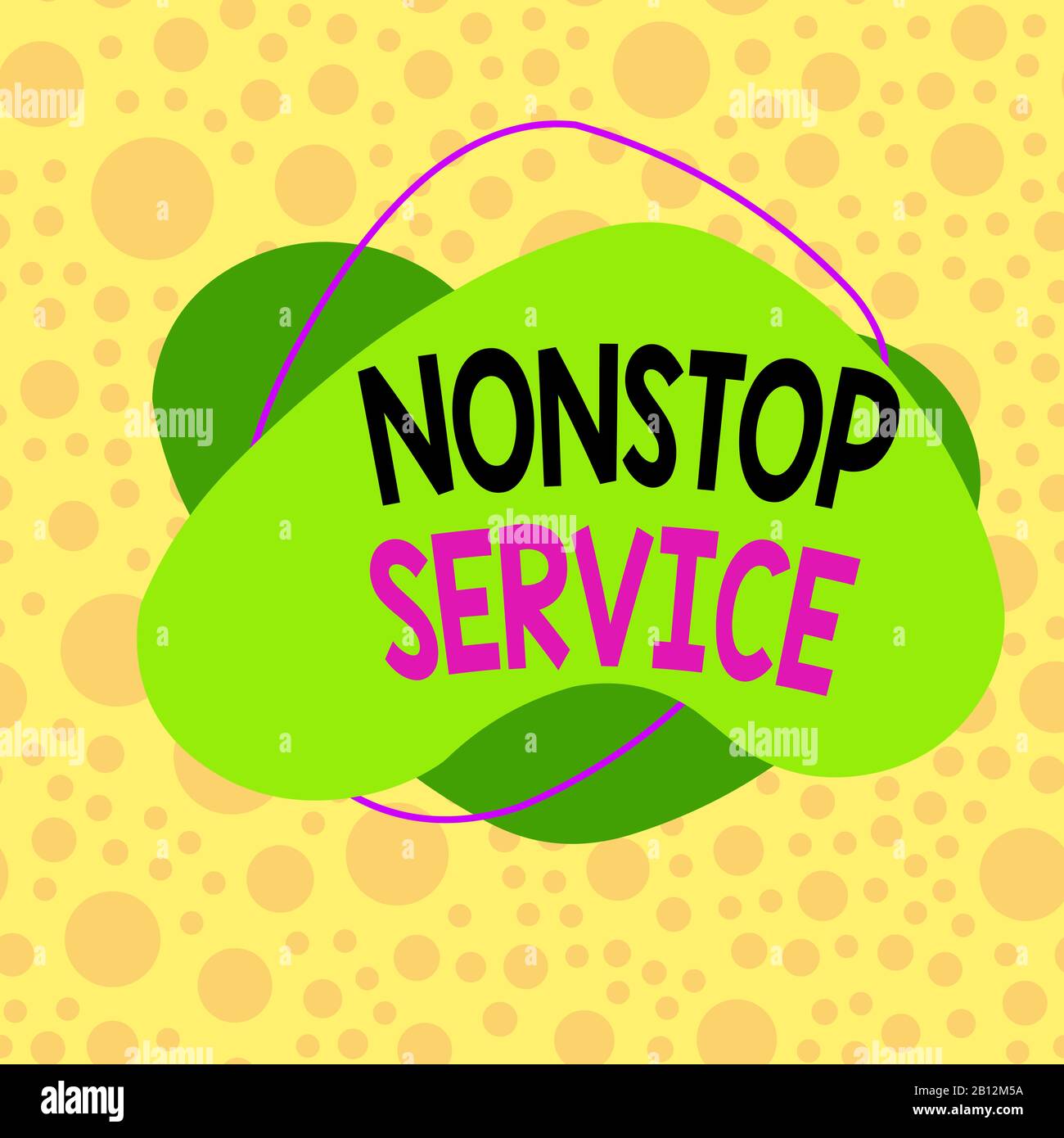 Conceptual Hand Writing Showing Nonstop Service Concept Meaning Service That Is Available Any Time And Usually Every Day Asymmetrical Format Pattern Stock Photo Alamy