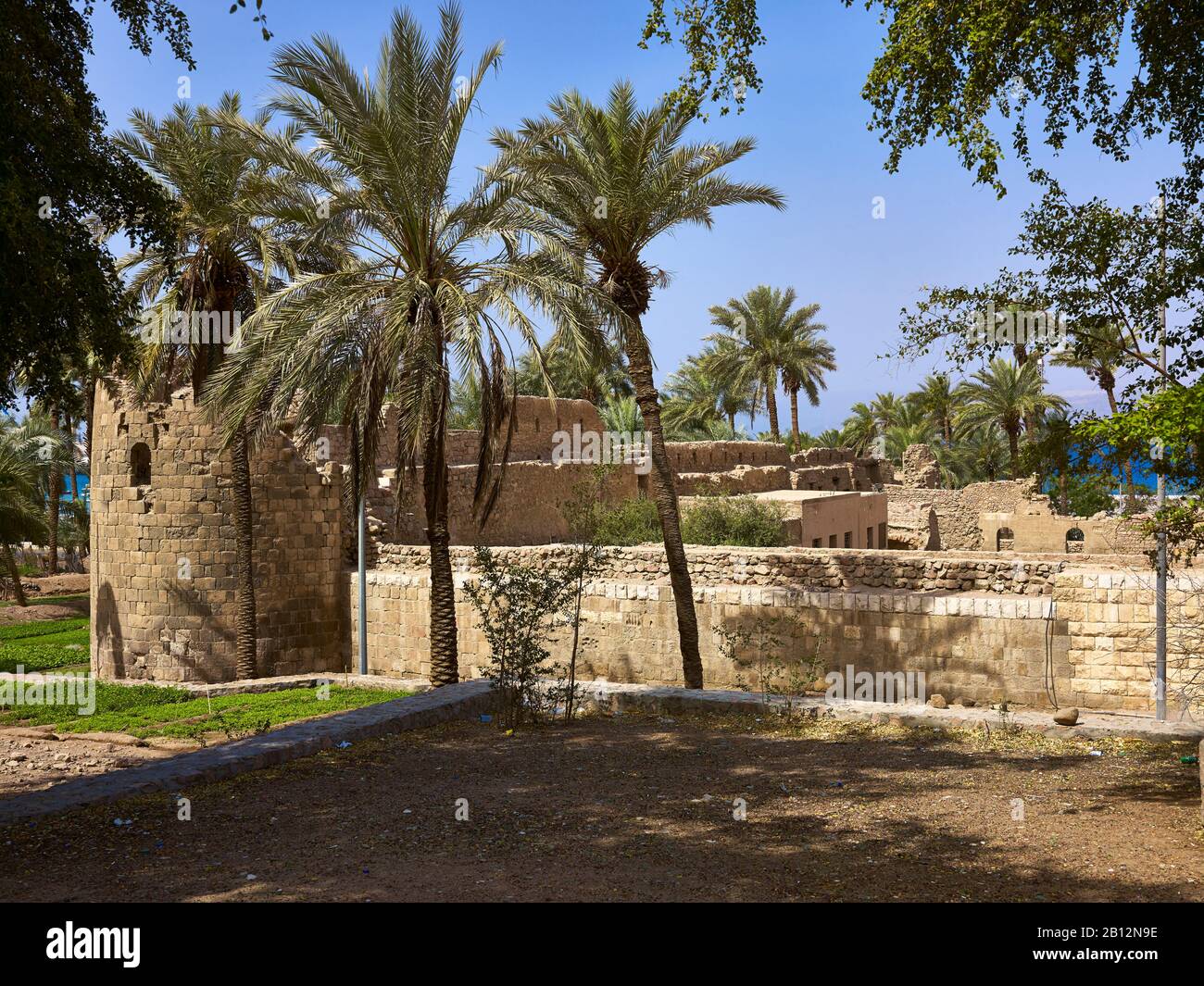 Fortress in Aqaba,Jordan,Middle East Stock Photo