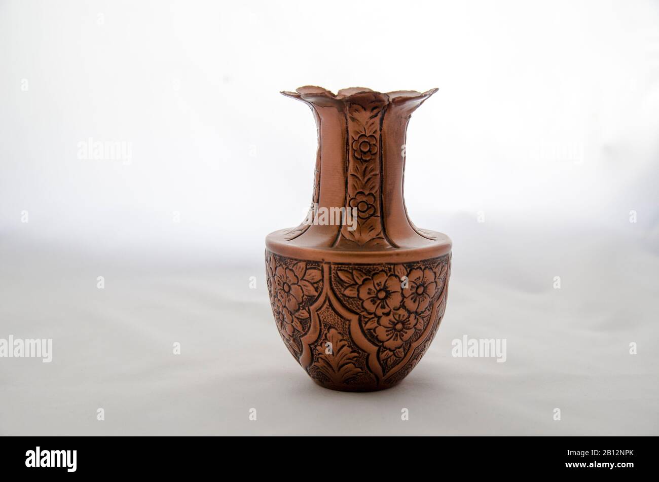 Ornamental Copper Vase Stock Photo Alamy