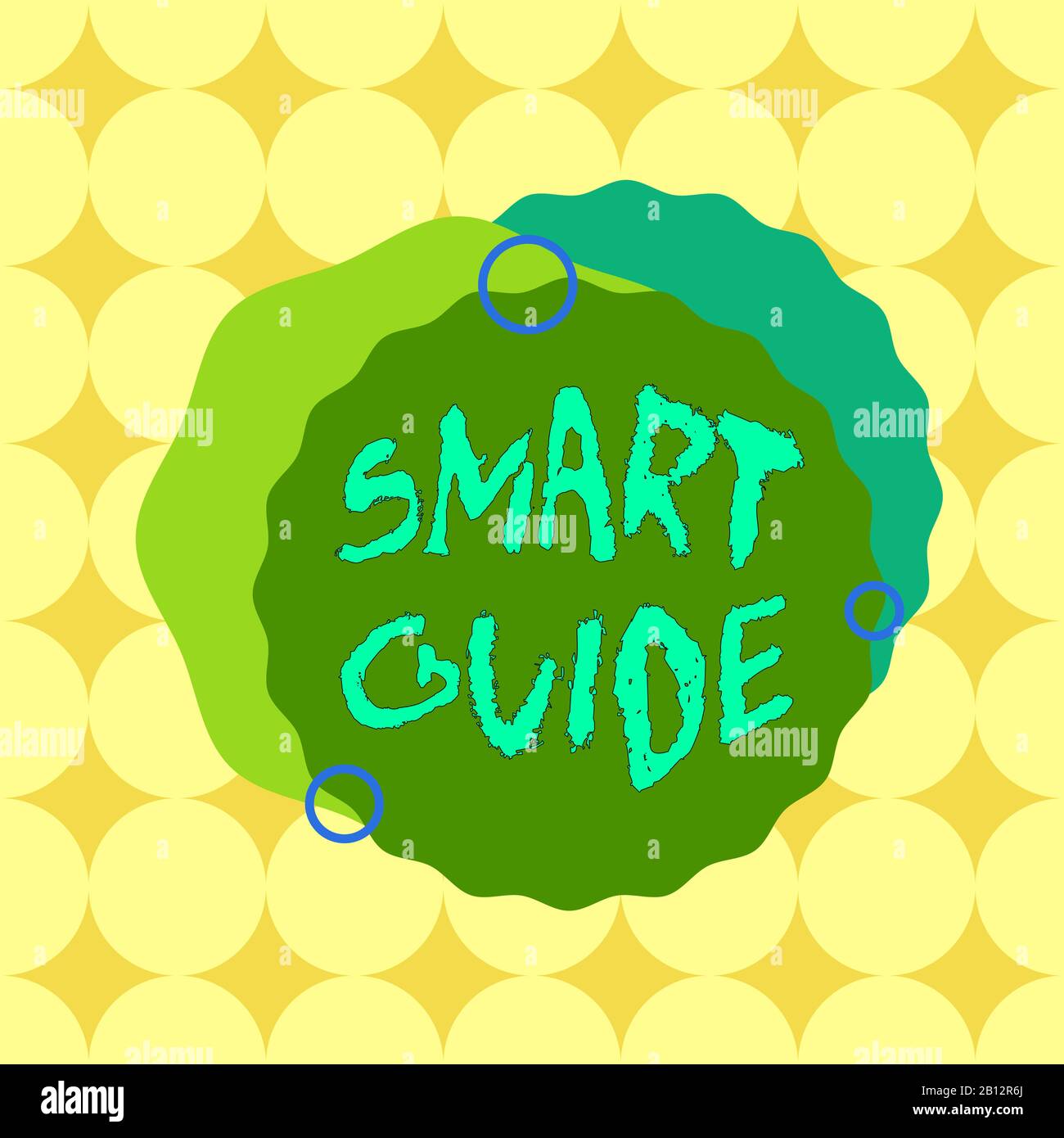 Conceptual hand writing showing Smart Guide. Concept meaning used to ...