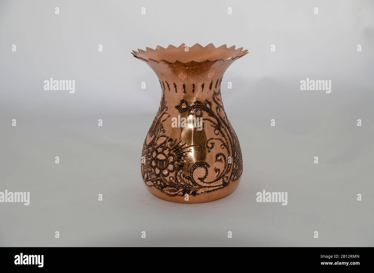 Ornamental Copper Vase Stock Photo Alamy