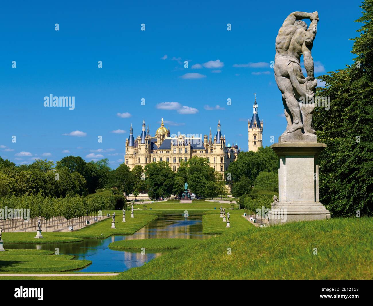 Schwerin Castle,Mecklenburg-Vorpommern,Germany Stock Photo