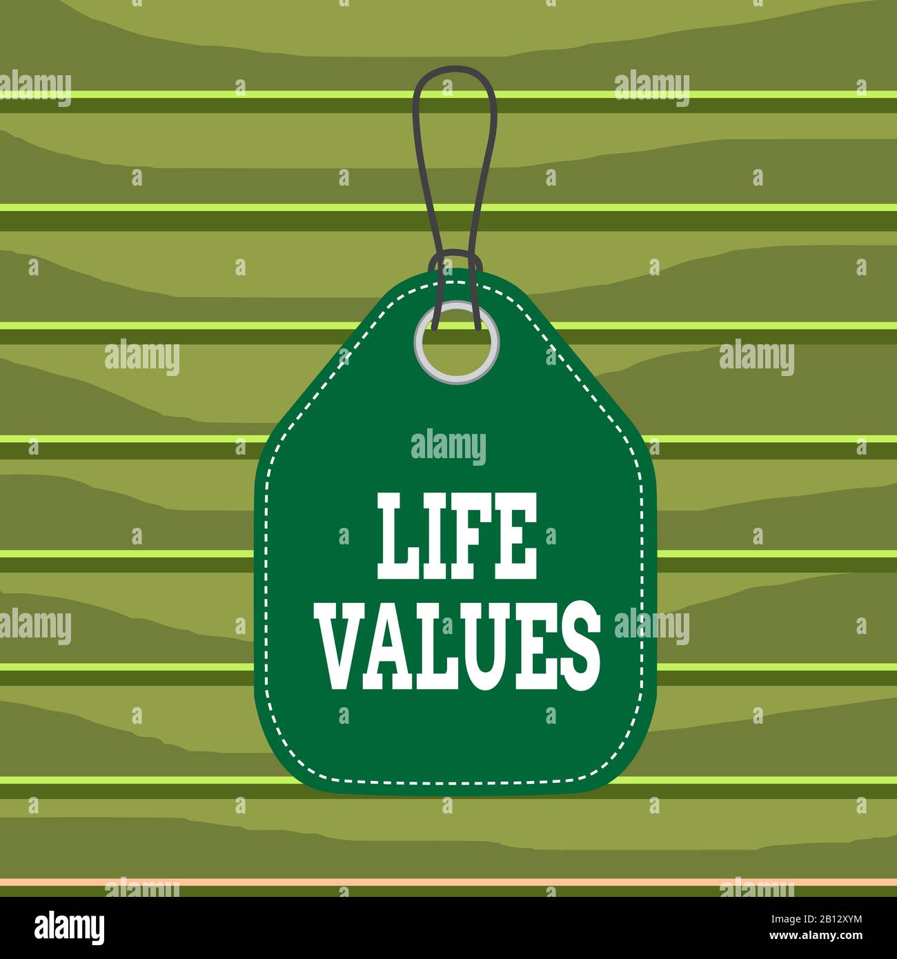 Conceptual Hand Writing Showing Life Values Concept Meaning Things That You Believe Are Important In The Way You Live Empty Colorful Background L Stock Photo Alamy