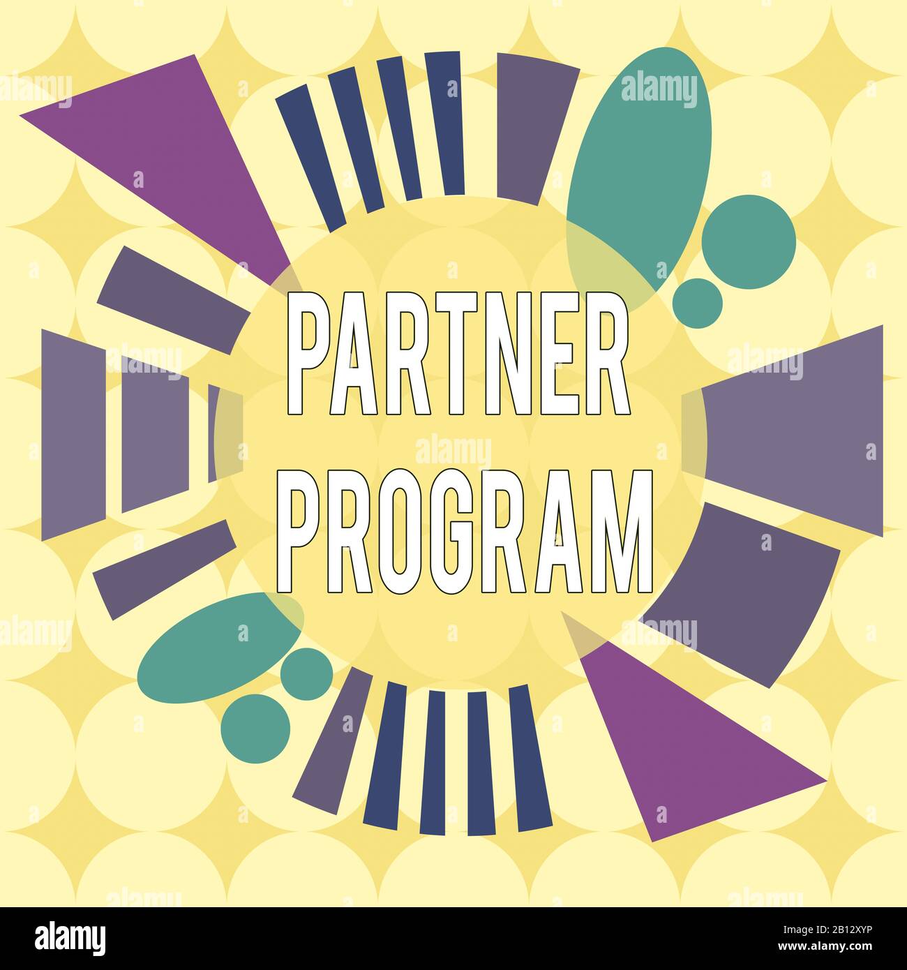 Conceptual hand writing showing Partner Program. Concept meaning ...