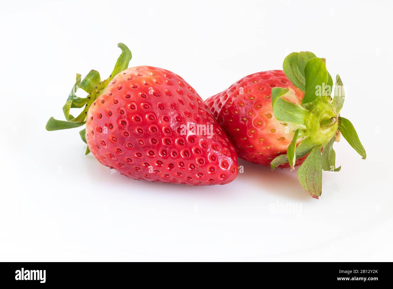 The strawberry isolated on white background Stock Photo - Alamy