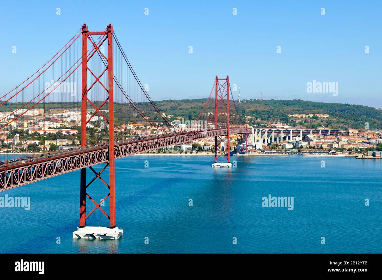 Ponte 25 de Abril,Lisbon,Portugal,Europe Stock Photo