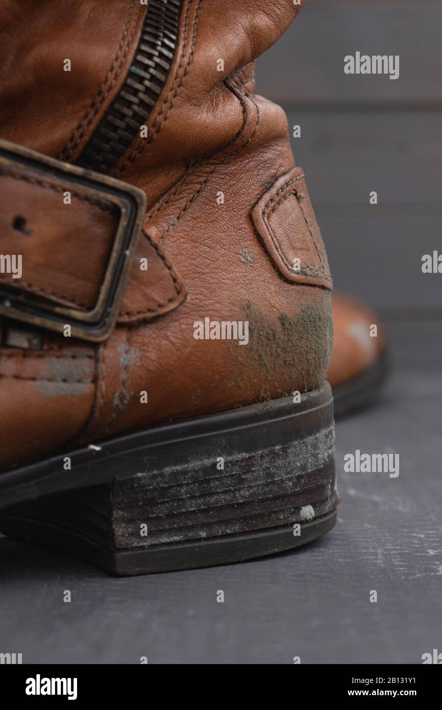 Mold on boots hi-res stock photography and images - Alamy