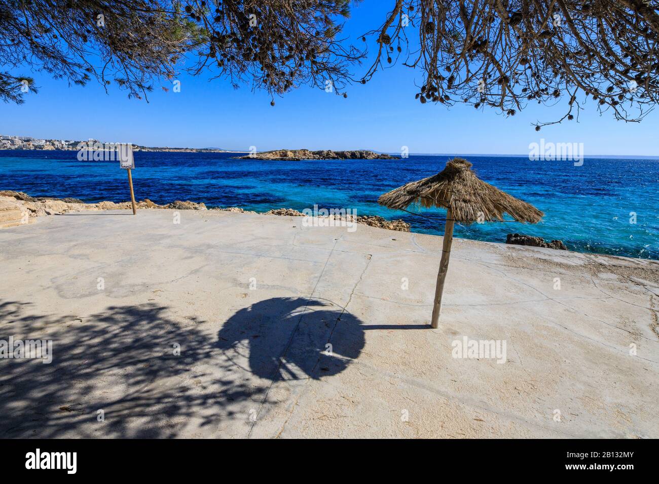 Mallorca seascape mediterranean view, Spain Stock Photo