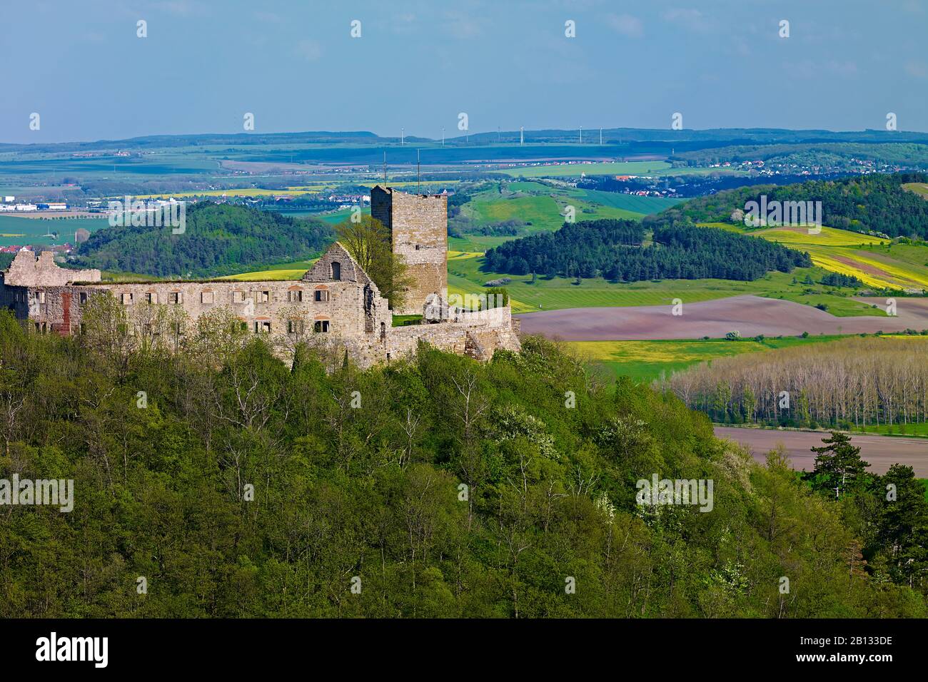 Castle Gleichen bei Mühlberg,Drei Gleichen,Thuringia,Germany Stock Photo