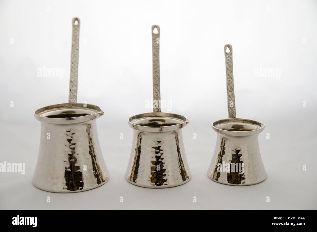 Turkish Coffee Pot Set Stock Photo Alamy